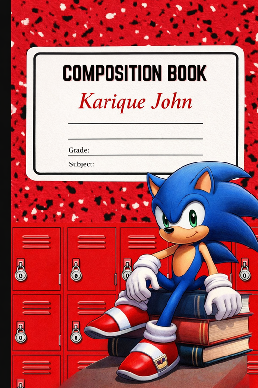 Custom Composition Book Covers