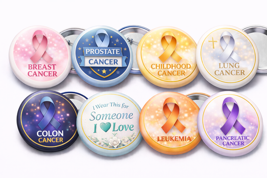 Custom Pin On Buttons